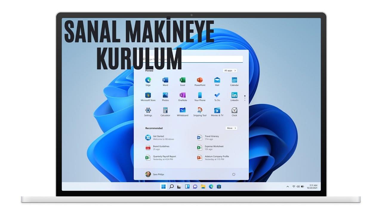 windows 11 için sanal makineler kullanıma sunulacak.