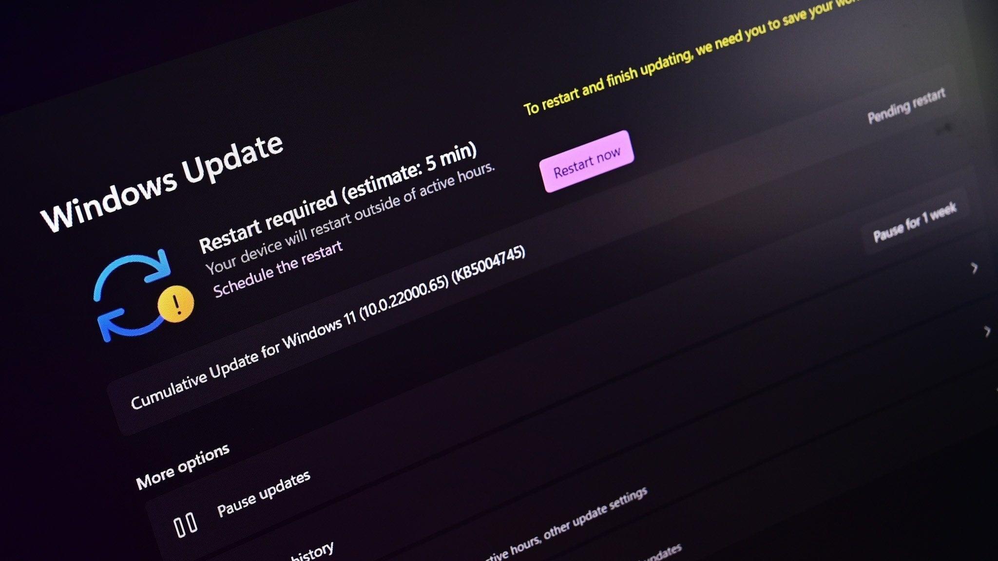 Windows güncellemesi